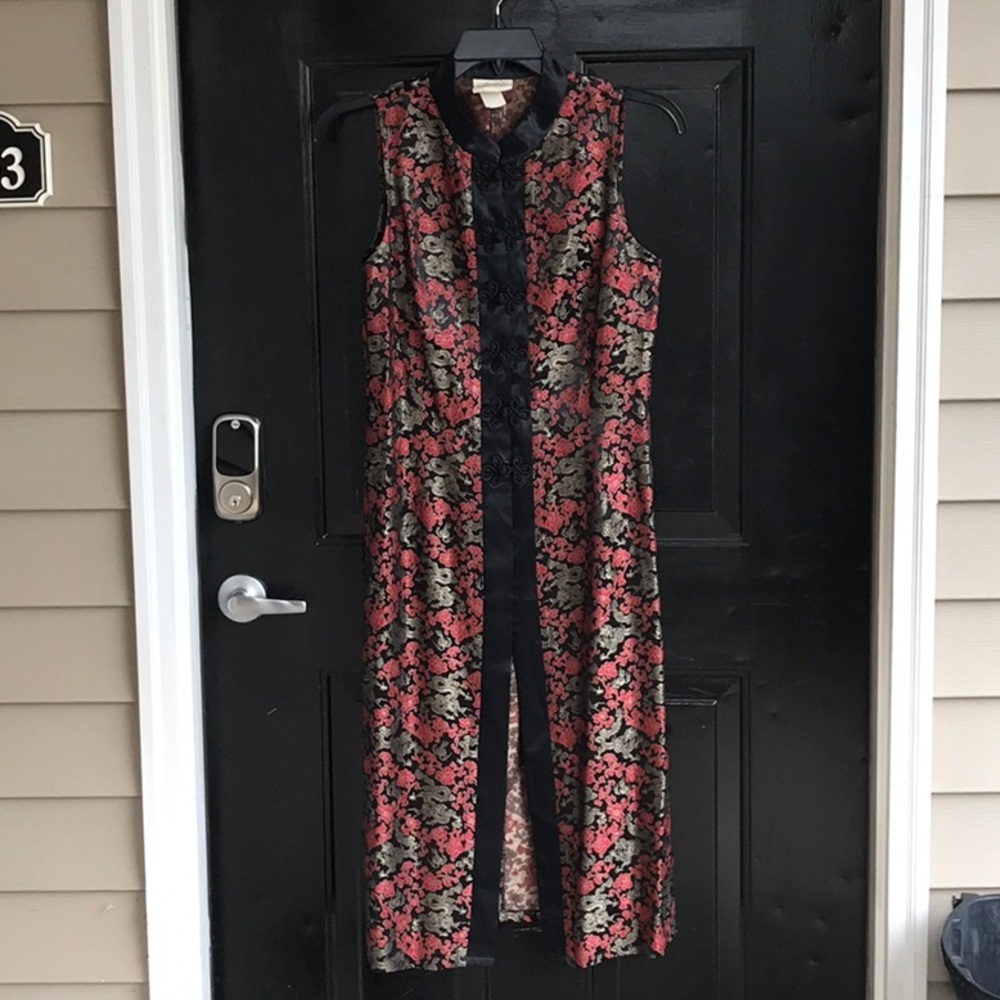 Asian Style Split Tail Duster By Cache. Size M - image 1